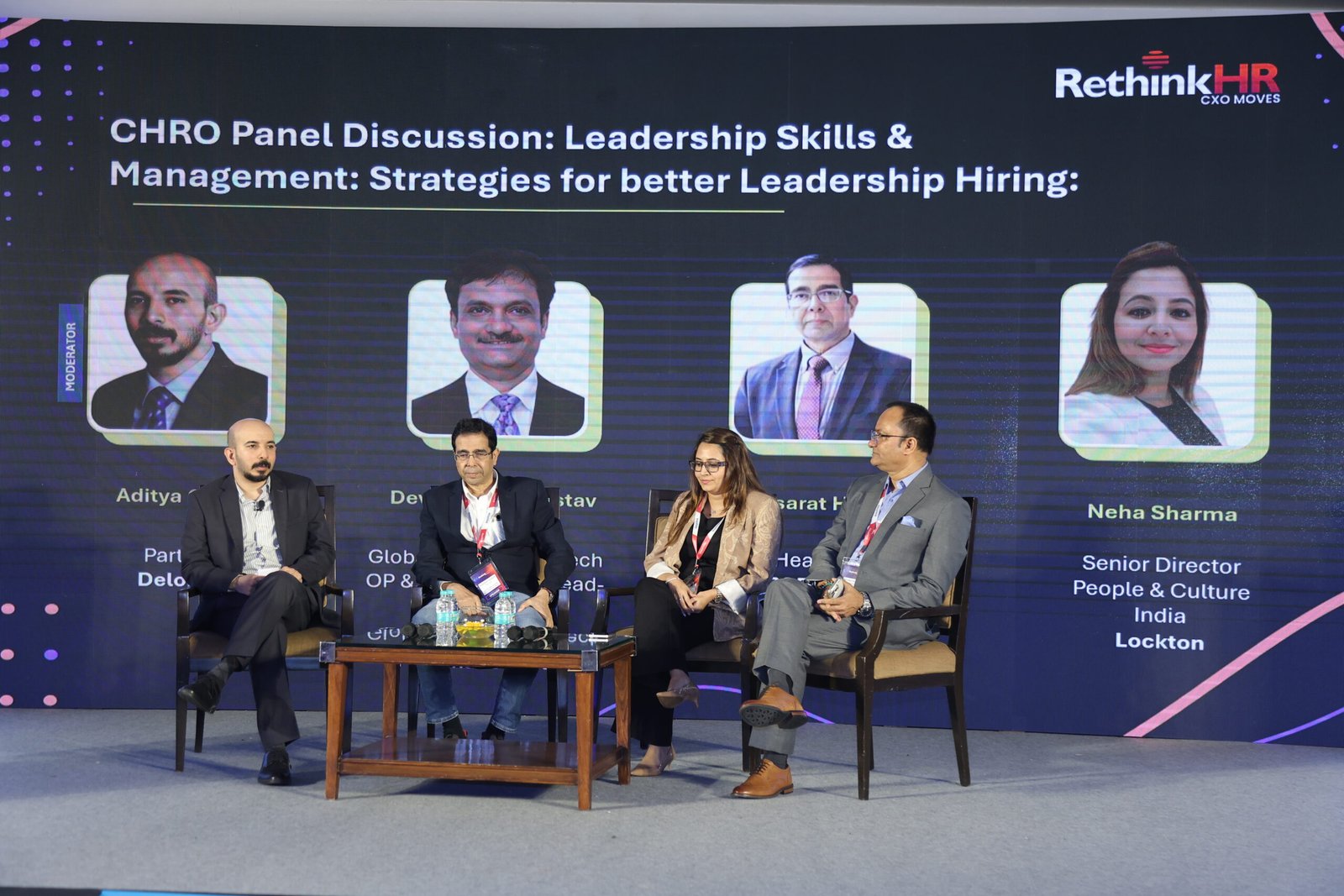 CXO Panel discussion seated
